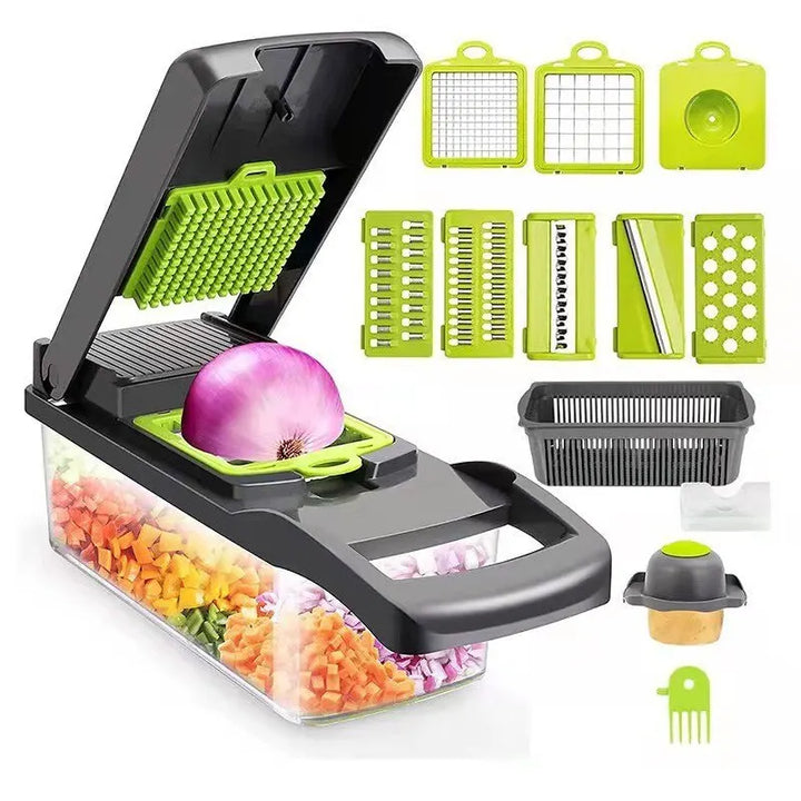 Multifunctional Vegetable Slicer and Cutter 12 in 1