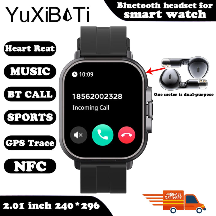 Smartwatch 2 in 1 With Earphone