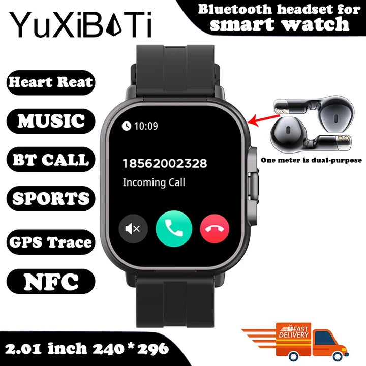 Smartwatch 2 in 1 With Earphone