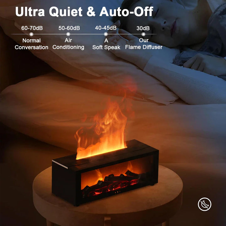 Log Fire Effect Air Humidifier