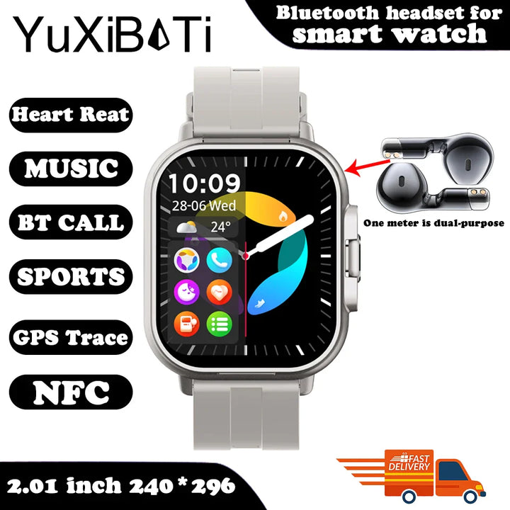 Smartwatch 2 in 1 With Earphone