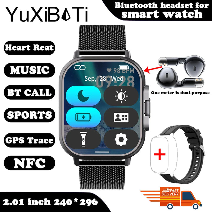 Smartwatch 2 in 1 With Earphone