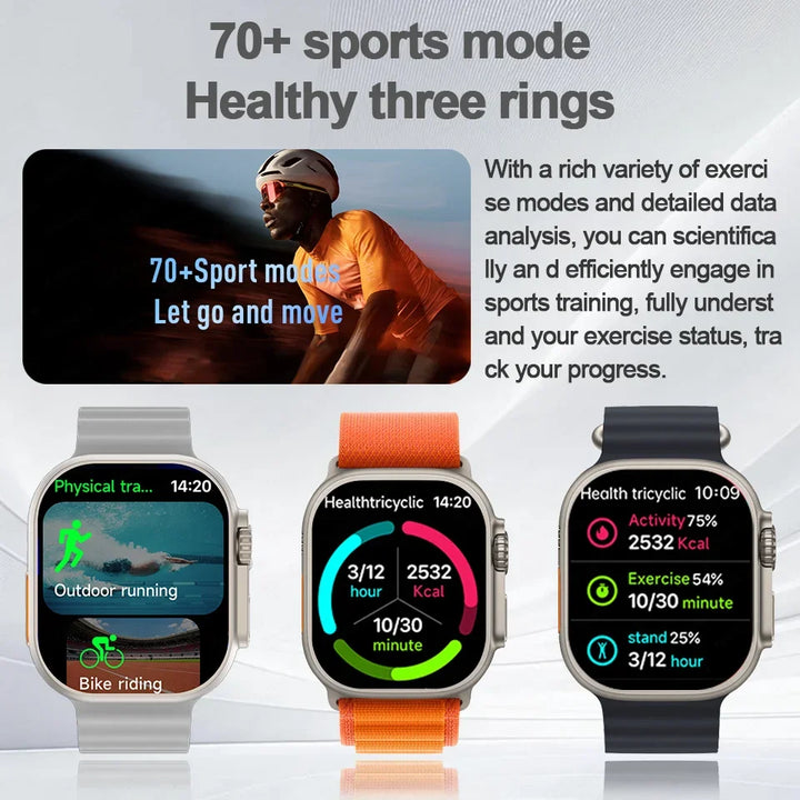 Smartwatch Ultra 9 + Watch Camera + GPS + Wifi + IP67 Waterproof