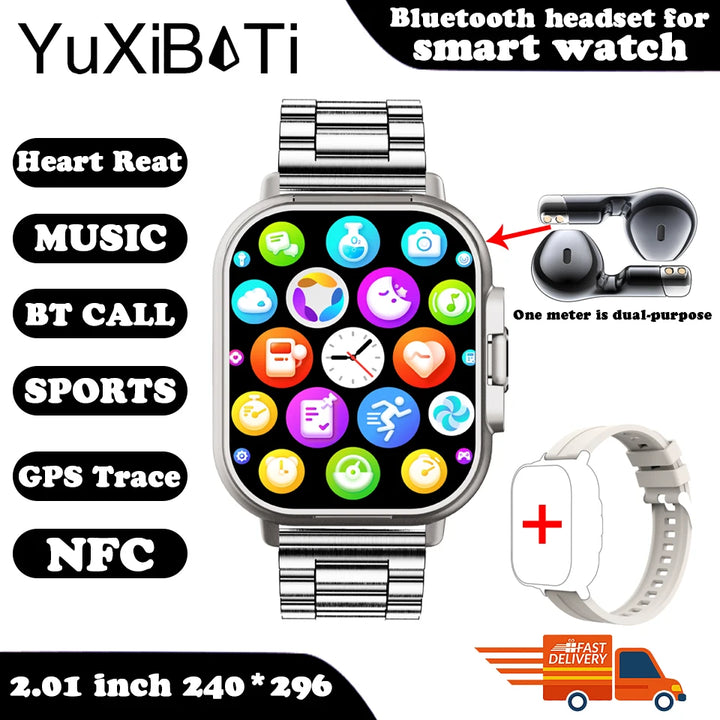 Smartwatch 2 in 1 With Earphone