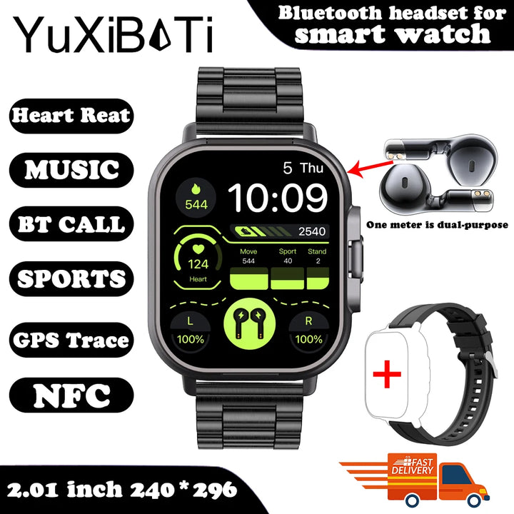 Smartwatch 2 in 1 With Earphone