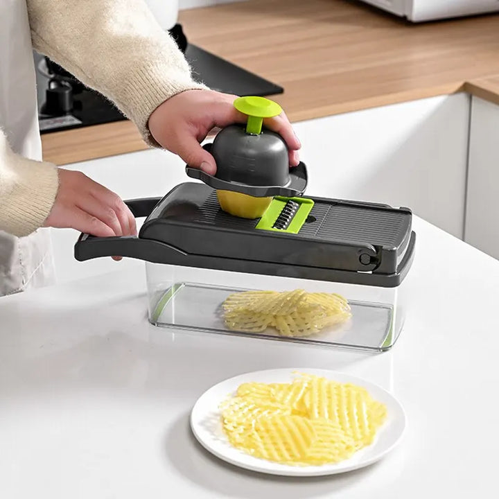 Multifunctional Vegetable Slicer and Cutter 12 in 1