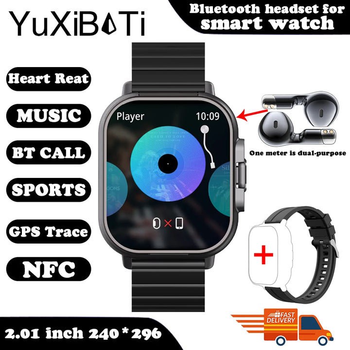 Smartwatch 2 in 1 With Earphone