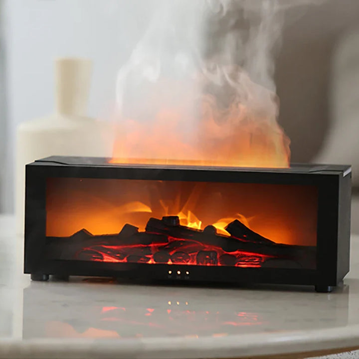 Log Fire Effect Air Humidifier