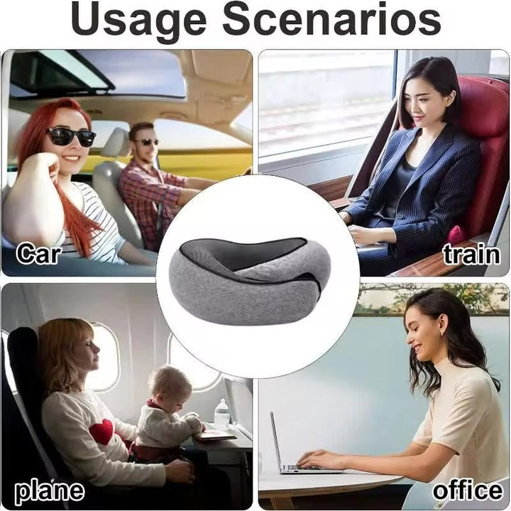 Memory Foam U-Shaped Travel Neck Pillow