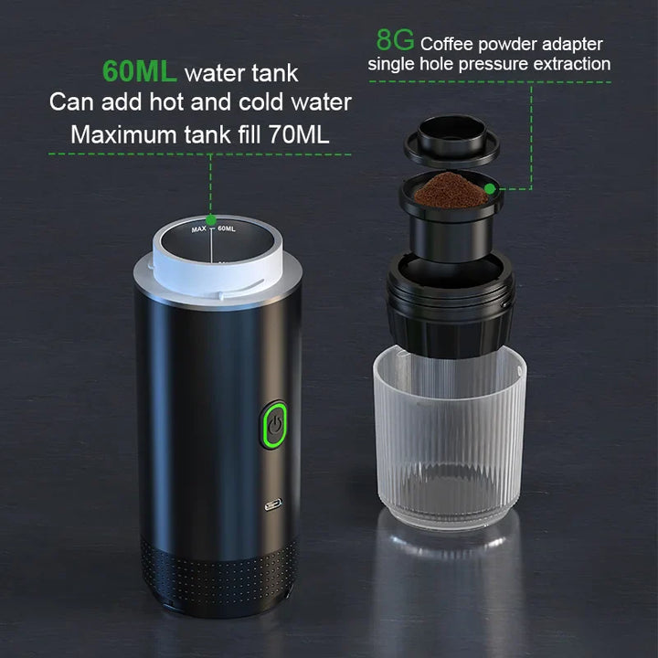 Electric Portable Espresso Coffee Machine